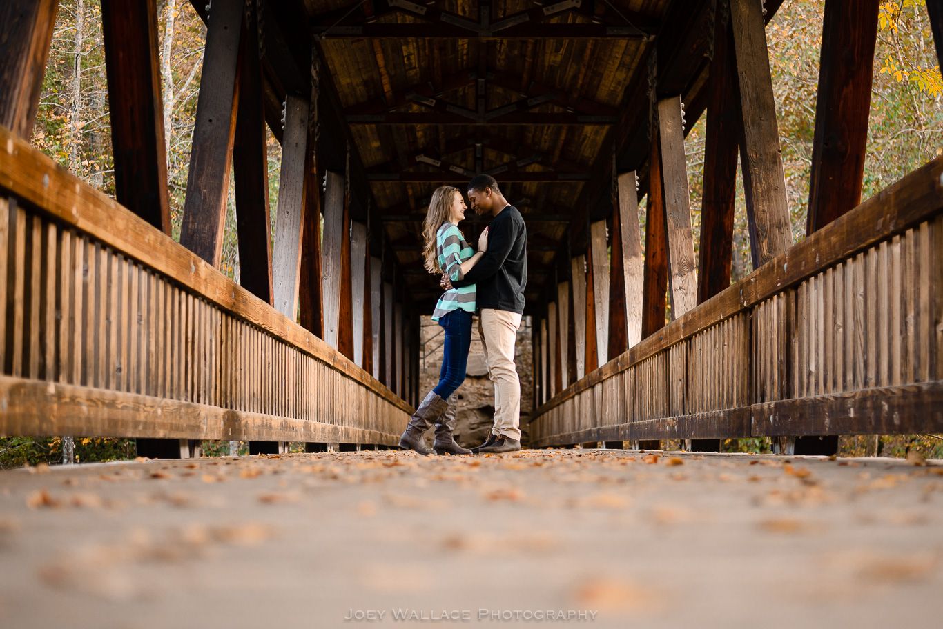Engagement Session at the Roswell Old Mill Park