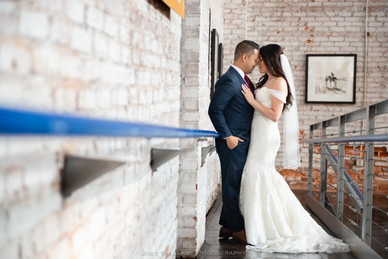 Wedding ceremony at the King Plow Arts Center