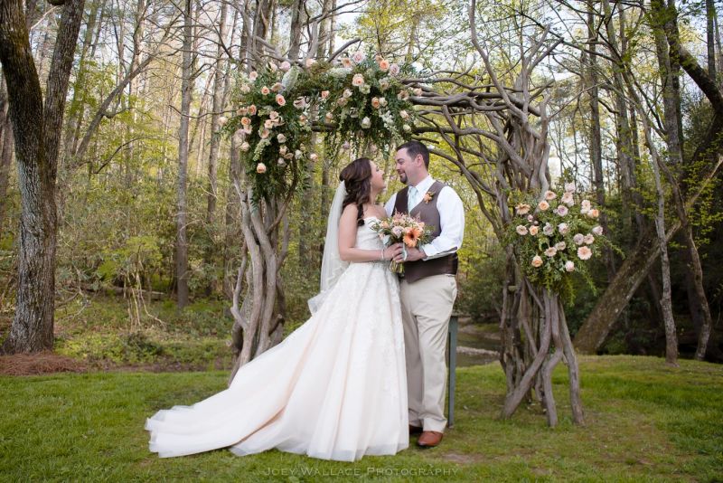 Rustic Wedding Reception at the Willow Creek Farm in Georgia