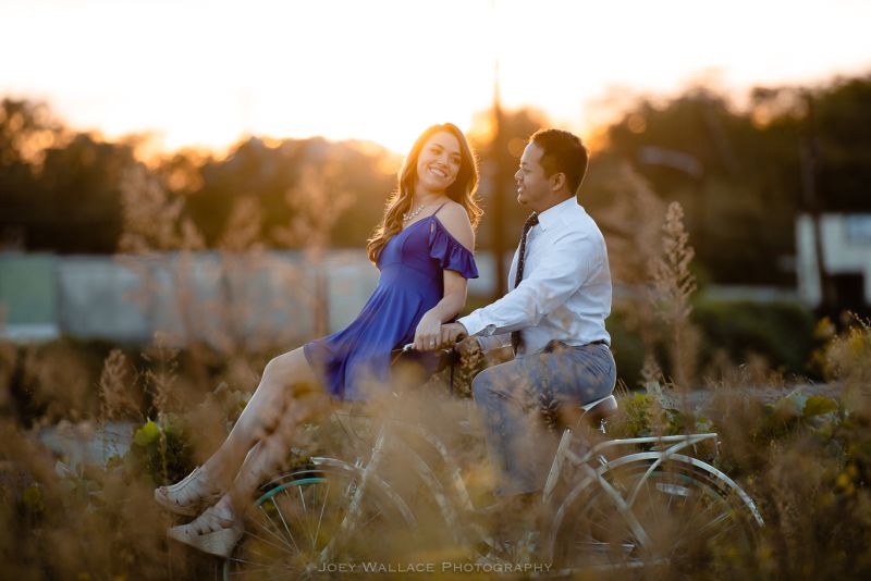 Engagement session at the Goat Farm Arts Center in Atlanta