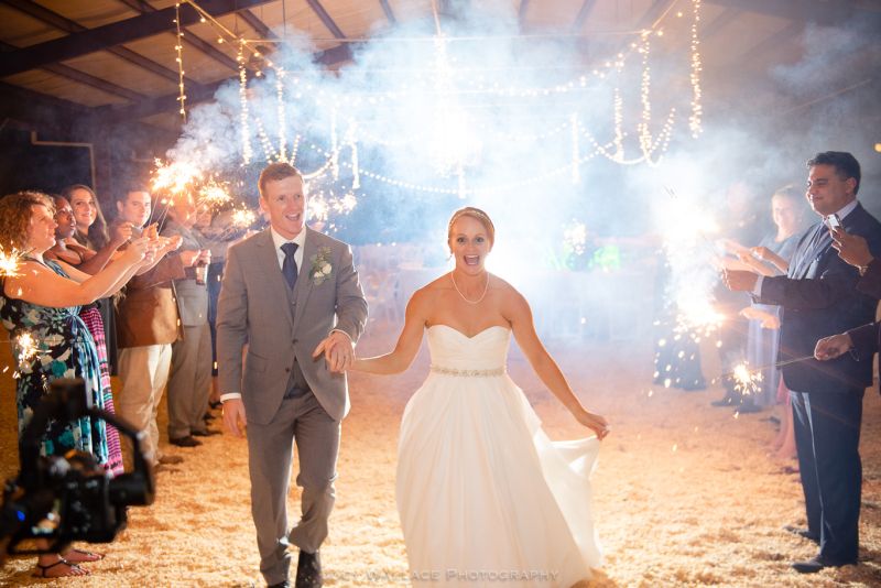Rustic Georgia Barn Wedding Reception at Morgan View Farm