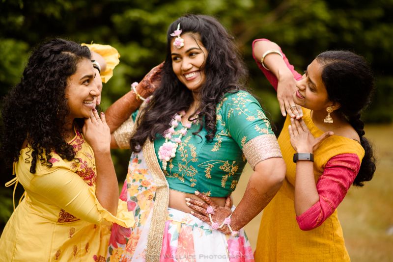 Sweet Intimate Indian Wedding Haldi in Atlanta