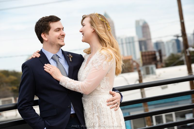 Rooftop Wedding at 5 seasons Atlanta