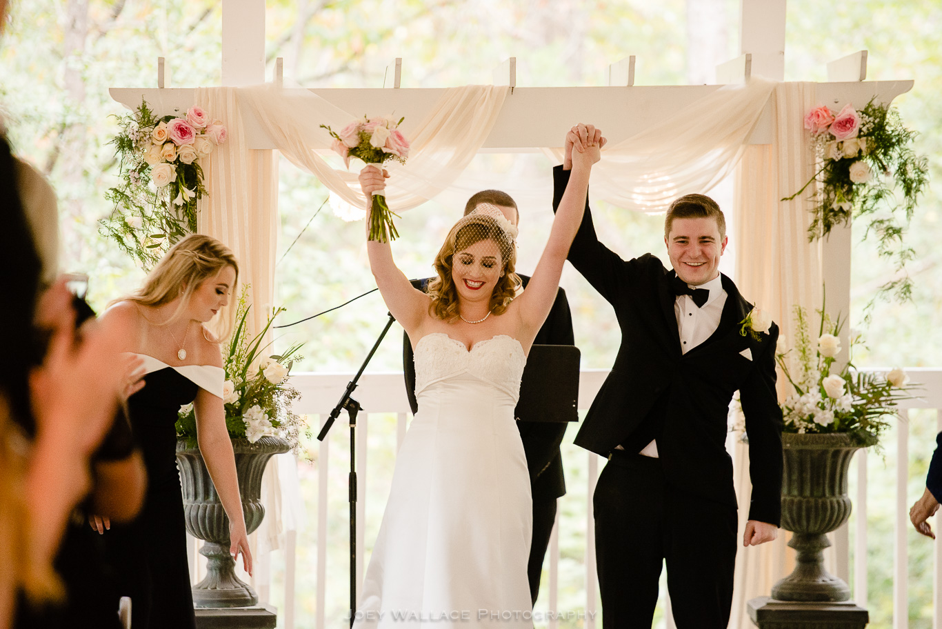 Wedding Ceremony at the Bradford House and Garden