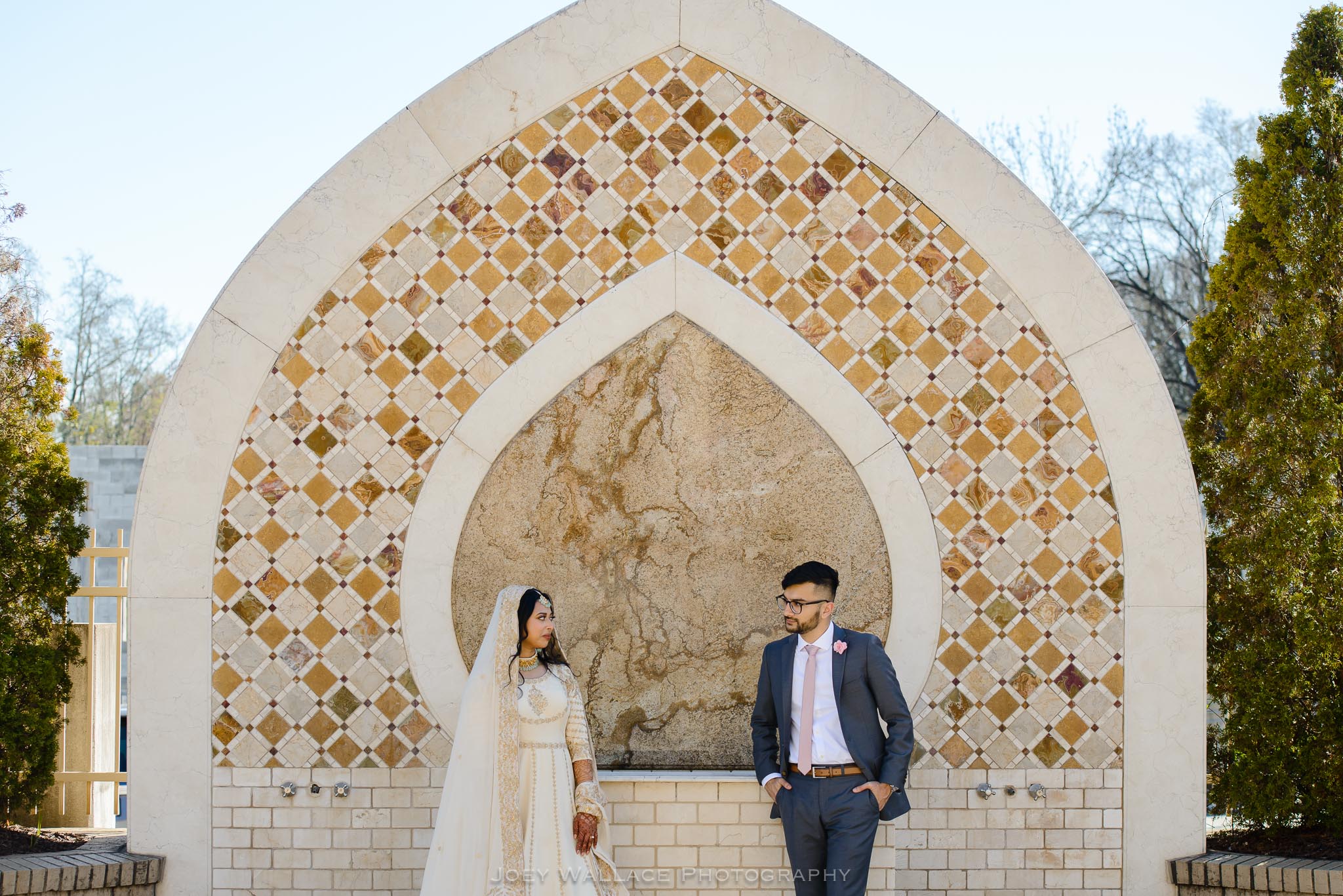 South Asian Muslim wedding Nikah at Al-Farooq Masjid in Atlanta